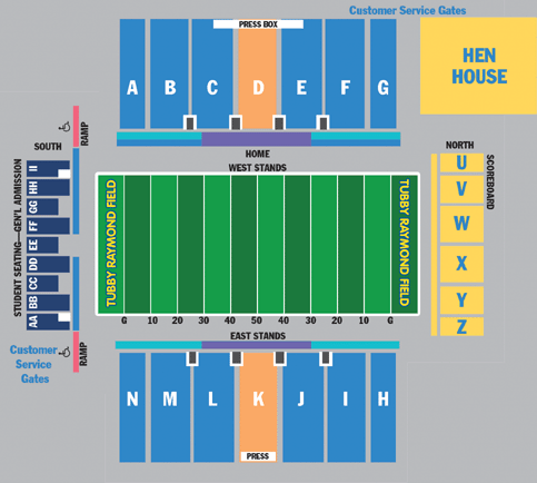 Johnny Unitas Stadium Seating Chart